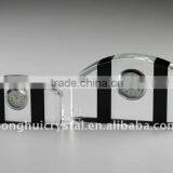 Crystal Glass Gift Mini Clock thumbnail-4