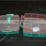 Plastic Pretty Compartment Storage Box With Handle Easily Used Container thumbnail-1