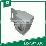 HOT SALE POPULAR BAR USE CORRUGATED DISPLAY BOXES FOR SIX BOTTLES BEER WITH HANDLE thumbnail-6