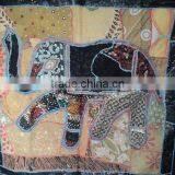 Square Ethinic Wall Hangings Elephant Tapestry thumbnail-5