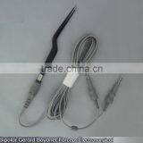 Bipolar Gerald Bayonet Forceps 18cm Non Stick ReUsable Electrosurgical