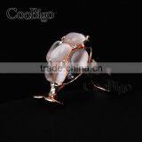 Fashion Jewelry Zinc Alloy Fish Shape Cat-eye Stone Ring Ladies Party Show Gift Dresses Apparel Promotion Accessories thumbnail-3