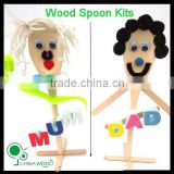 Craft Wood Spoon Kits for Kids DIY project