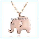 Charm Gold Elephant Pendant Delicate Necklace thumbnail-1