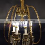 Wrought Iron Crystal Lighting , Newest Modern Crystal Chandelier