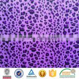 100%polyester cheetah skin printed velour fabric for home textile