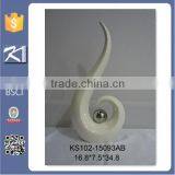 New Style White Porcelain Heart Figurine Home Decoration thumbnail-2