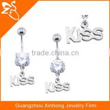 High Quality 316l Stainless Steel Sexy Words Belly Rings Body Piercing Jewelry thumbnail-3
