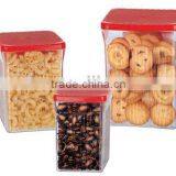 Square Ripple Airproof Storage Pot /Storage Tank/Storage Bottle/ Pet Bottle / Airtight Pot/Seal Pot / Hermetical Jug/Candy Jug