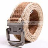 Male Thickening Canvas Casual Men's Woven Belt Buckle Bicyclic thumbnail-2