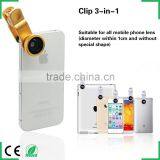 3 in 1 Cell Phone Lens Wide Angle Macro Camera Lens for Galaxy Note 2 thumbnail-4
