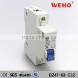 2015 new model 1p 2p 3p 4p 1A 2A 3A 4A 5A 10A 16A 20A 25A 32A 40A 50A 63A miniature electric circuit breaker