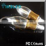 Glass House A55 2W,4W 6W 600lm CE RoHS E27 B22 Led Filament Bulb