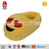 Women Gender and EVA Outsole Material Womens Girls Whats App Emoji Smiley Plush Slipper Quality Choice thumbnail-5