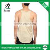Ramax Custom Men 100% Cotton Racerback Muscle Running Gym Tank Tops thumbnail-3