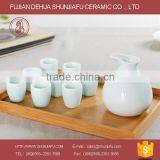 Solid Color Ceramic Wine Set thumbnail-4