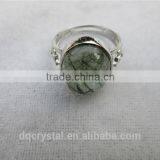 Wholesale High Quality Different Color Rutilated Quartz Oval Fancy Finger Ring for Gift thumbnail-3