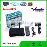Ethernet Support Amlogic 8726 MX Dual Core Android 4.2 Smart tv Box 1080p Dvb-t2