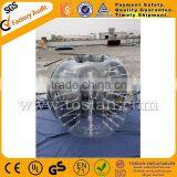 Half Black Inflatable Bubble Ball Belly Bumper Ball TB129