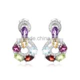wholesale jewelry 925 sterling silver indian jhumka earrings for girls