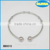 Anniversary,Gift,Party Occasion and Bangles,Bracelets Jewelry Type Plain Stainless Steel Bangle thumbnail-1