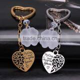 In Stock Charm Key Chain Mother and Daughter Forever Love Heart Keychain Keyring For Gift thumbnail-2