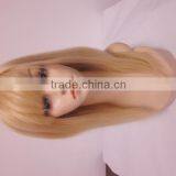 100% Brazilian Human Remy Hair Full Lace Wigs With Skin Net Baby Hair thumbnail-3