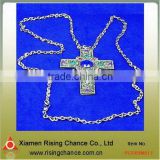 custom metal cross necklace wholesale body chains