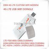 Unlocked New Original OEM 150Mbps 4G LTE Customized USB WIFI Modem and 4G LTE WIFI Dongle,Same as HUAWEI E8372 thumbnail-2