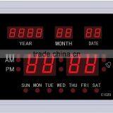 Digital Calendar Home Decor Indoor Digital Clock Digital Clock Mechanism