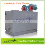LEON series unique double fan design automatic coal heating stove