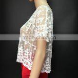 Summer Lace Tank Top Extender Women Lace Vest Girl's Garment Girl's Tank Top Lace Sleeveless Tops Lace Extender Lace Crochet Top thumbnail-2