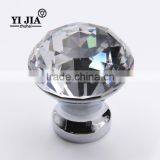Shiny Diamond Furniture Accessories Cabinet Glass Handle Knob