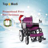 Cheap Price Folding Electric Power Wheelchair for Elderly and Disabled People/Silla de Ruedas Electrica thumbnail-1
