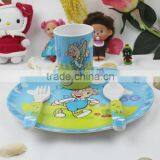 JH55165 Plate JH06004 Cup JH01 Spoon JH02 Fork 4pcs Kids Dinner Set thumbnail-2