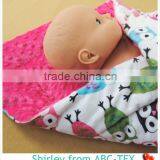 2015 New Design MOQ 10pcs Filled Minky Material Christmas Gifts Baby Quilt Blanket SBQ15090701 thumbnail-1