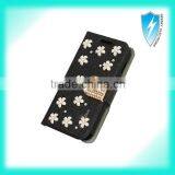 Diamond Case Wallet Flip Cases for IPhone, Bling Bling Style thumbnail-6