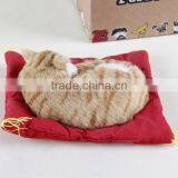 Plush Sleeping Breathing Toy Cat thumbnail-3