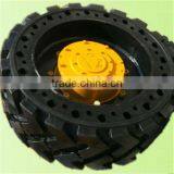 7.50-16 Solid Skid Steer Loader Tires, Shredded Tires