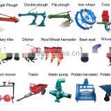 China Popular Diesel Engine Power Tiller,0.5ton /1ton/1.5ton Walking Tractor Trailer Used for Transportation thumbnail-1