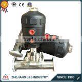 Stainless Steal Pneumatic Diaphragm Valves, Pneumatic Diaphragm Valve/Sanitary Manual Pneumatic Diaphragm Valve thumbnail-1