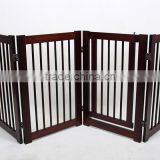 New Design Foldable Wooden Pet Gate Dog Fence thumbnail-2