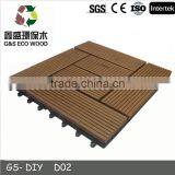 Cheap Deck Tiles Anti-uv Wpc Interlocking Decking Tiles Outside Wpc Deck Tiles thumbnail-3