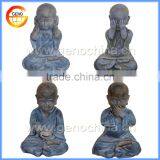Fibersgalss Little Monk Statue for Outdoor Decor thumbnail-1