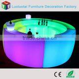 Manufacturer L175*W76.5*H115CM PE LED Round Bar Counter With Remote Control 16 Mix Changeable Colors LTT-BC11 thumbnail-4