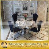 Cheap Marble Top Dining Table Set Made in China thumbnail-2