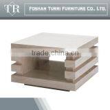 Classic White Gloss Travertine TV Stand For Living Room thumbnail-5