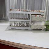 Wood Shoe Rack With Cushion thumbnail-2