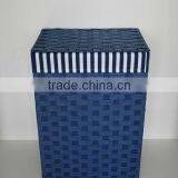 100% Handmade Blue Willow Laundry Basket in Gift&craft thumbnail-1