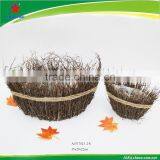 Hand Wovened Rattan Herb Flower Planter Pot thumbnail-1